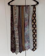 Set van 7 mooie vintage stropdassen, Ophalen of Verzenden, Zo goed als nieuw, Met patroon