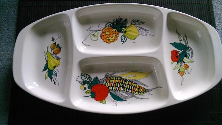 Vintage schaal Villeroy en Boch schotel ovaal, Antiek en Kunst, Antiek | Schalen, Ophalen of Verzenden