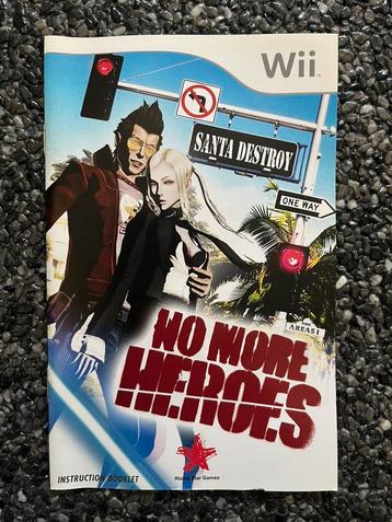 No More Heroes (Nintendo Wii) Handleiding beschikbaar voor biedingen