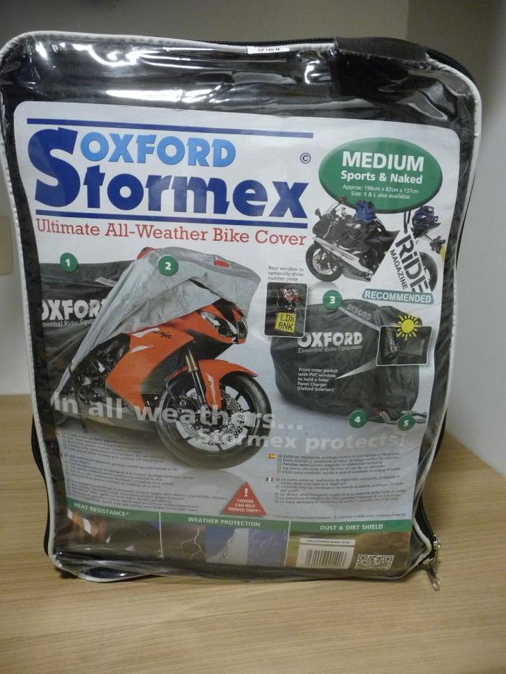 Oxford Stormex OF140 Raincover - Medium / Nieuw, Fietsen en Brommers, Brommers | Toebehoren, Zo goed als nieuw, Overige typen