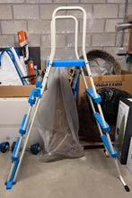 Trapladder zwembad 133 x 40, Ophalen, Gebruikt
