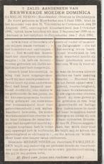 Bidprentje Zuster Stroo, Verzamelen, Bidprentjes en Rouwkaarten, Verzenden, Bidprentje