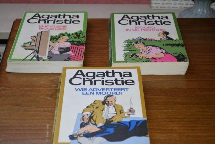 Boeken:Agatha Christie, Boeken, Detectives, Gelezen, Ophalen of Verzenden