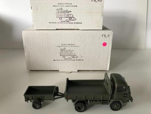 FN BROSSEL MIESSE - BELGISCHE MILITAIRE TRUCK + LEVACQ, Hobby en Vrije tijd, Modelauto's | 1:50, Nieuw, Bus of Vrachtwagen, Overige merken