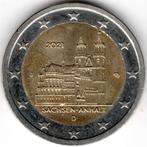 Duitsland : 2 Euro 2021 J Hamburg / Sachsen-Anhalt KM#400, Ophalen of Verzenden, Duitsland, 2 euro, Losse munt