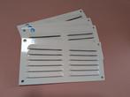Renson schoepenrooster 200x100mm wit 4x 4 stuks, Doe-het-zelf en Bouw, Ophalen of Verzenden, Nieuw, Ventilator en Afzuiger
