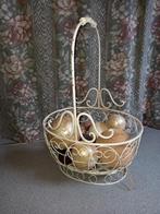 metalen mand, Huis en Inrichting, Woonaccessoires | Schalen en Manden, Ophalen, Gebruikt, Mand