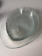 Glazen borden en dienblad in vorm vis, Antiek en Kunst, Ophalen