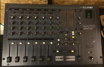 Eclar Mac 70i, Musique & Instruments, Tables de mixage, Enlèvement, Utilisé, 5 à 10 canaux, Entrée micro