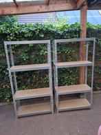 Stellingkast/werkbank/verzinkt staal 30/80/160cm of 30/80/80, Ophalen, Gebruikt