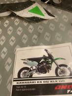 stickerset kawasaki KX 65/KLX 110 bouwjaar 2002 tem 2010, Motoren, Accessoires | Stickers