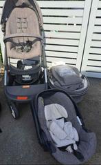 Stokke 3 delige set met isofix, Ophalen, Gebruikt, Overige merken, Zonnekap