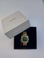 Montre Cluse Tetragone Mesh + Malachite Bracelet Gold Colour, Autres marques, Acier, Avec strass, Montre-bracelet