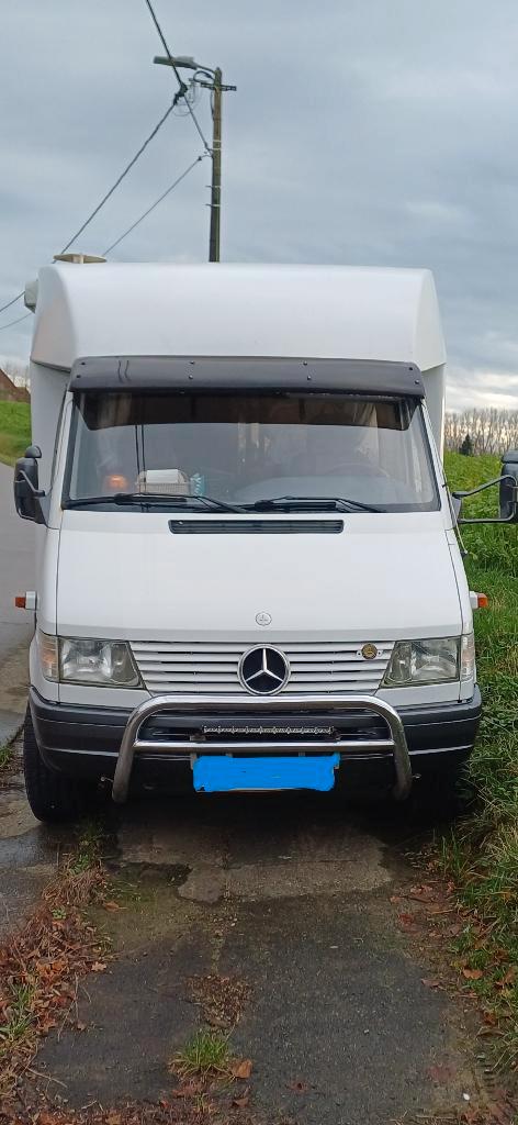 Camper, Caravans en Kamperen, Mobilhomes, Particulier, tot en met 4, Half-integraal, Overige merken, Mercedes, Diesel, Handgeschakeld