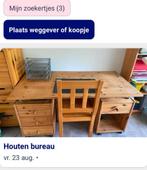 Bureau, Huis en Inrichting, Ophalen, Met wielen, Gebruikt, Bureau