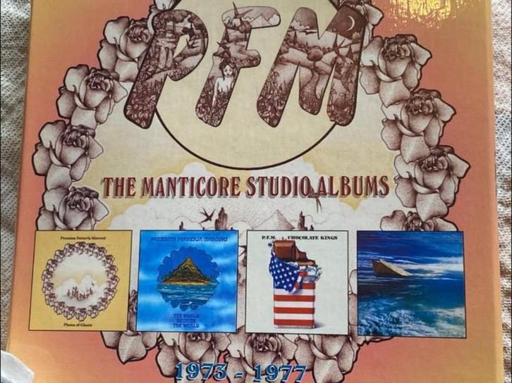 CD Box PFM (The Manticore Studio Albums), Cd's en Dvd's, Cd's | Rock, Zo goed als nieuw, Progressive, Ophalen of Verzenden