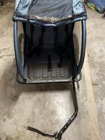 Fietskar voor 2 kinderen, Vélos & Vélomoteurs, Accessoires vélo | Remorques, DEcathlon, 20 à 40 kg, Enlèvement, Utilisé