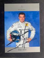 Gesigneerde Jean Alesi driver card Mercedes., Verzamelen, Ophalen of Verzenden, Zo goed als nieuw