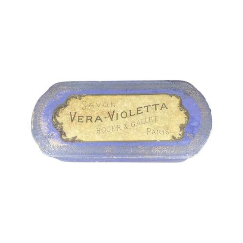 Oude Vera-Violetta Zeepkist Roger & Gallet Parijs, Antiek en Kunst, Curiosa en Brocante, Ophalen of Verzenden