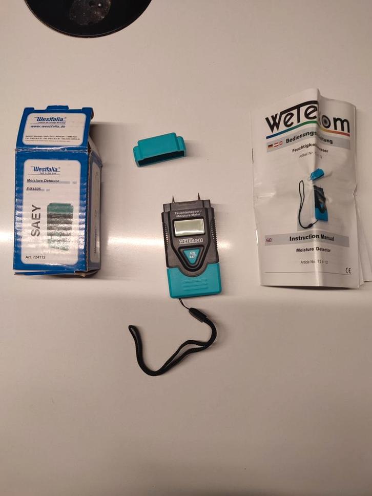 Vochtmeter SAEY Westfalia, Doe-het-zelf en Bouw, Meetapparatuur, Ophalen of Verzenden