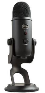 Micro Blue Yeti Blackout - idéal pour Streaming, Musique & Instruments, Enlèvement, Neuf, Micro studio