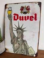 Metalen reclamebord Duvel, Ophalen of Verzenden, Nieuw, Reclamebord, Plaat of Schild, Duvel