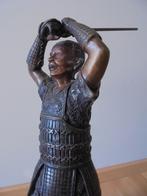 Samurai Krijger beeld Japan Vintage brons Mancave Azie, Antiek en Kunst, Kunst | Beelden en Houtsnijwerken, Ophalen of Verzenden