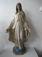 Antiek Mariabeeld kerkbeeld 90 cm ., Enlèvement
