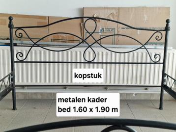 Metalen Bedkader 1.60 m x 1.90 m. beschikbaar voor biedingen