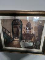 A.GEUDENS ets..interieur., Antiek en Kunst, Kunst | Schilderijen | Klassiek, Ophalen of Verzenden