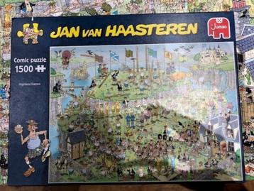 Puzzel Jan Van Haasteren 1500 stukjes HIGHLAND GAMES beschikbaar voor biedingen