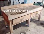 Kaptafel beenhouwers tafel  landelijk, Ophalen