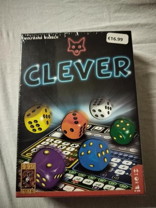Clever dobbelspel Nieuw en ongeopend, Hobby en Vrije tijd, Gezelschapsspellen | Bordspellen, Nieuw, Ophalen of Verzenden