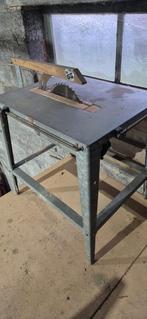 Tafelzaagmachine, Ophalen, Gebruikt