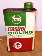 Zeldzaam olieblik Castrol Girling, Verzamelen, Merken en Reclamevoorwerpen, Ophalen of Verzenden, Gebruikt, Verpakking