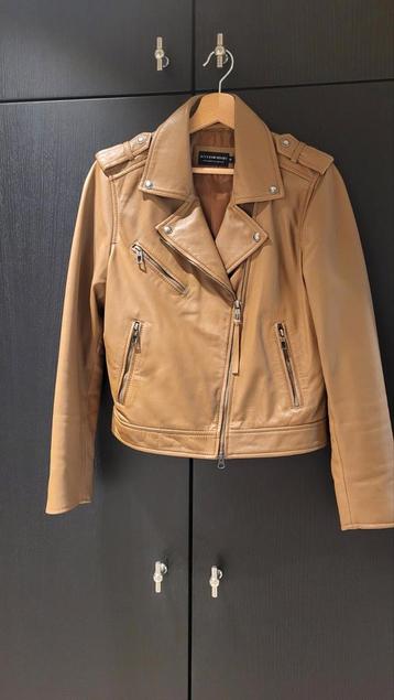 River Woods lederen vestje camel, Ophalen of Verzenden, Zo goed als nieuw