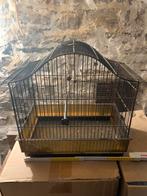 Cage à oiseaux rectangulaire – 35 x 20 x 38 cm, Ophalen, Gebruikt, Metaal, Vogelkooi