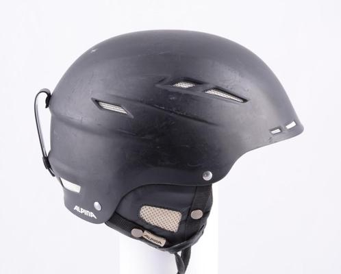 54 55 56 57 58 cm skihelm/snowboardhelm ALPINA BIOM black, Sport en Fitness, Skiën en Langlaufen, Gebruikt, Overige typen, Ski