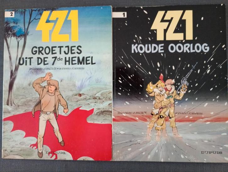 421  - 1 a 10  + debuut, Boeken, Stripverhalen, Zo goed als nieuw, Ophalen of Verzenden