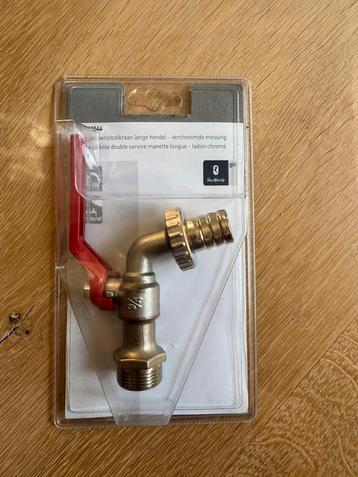 Van Marcke dubbele dienstbolkraan 3/4 lange hendel nieuw beschikbaar voor biedingen