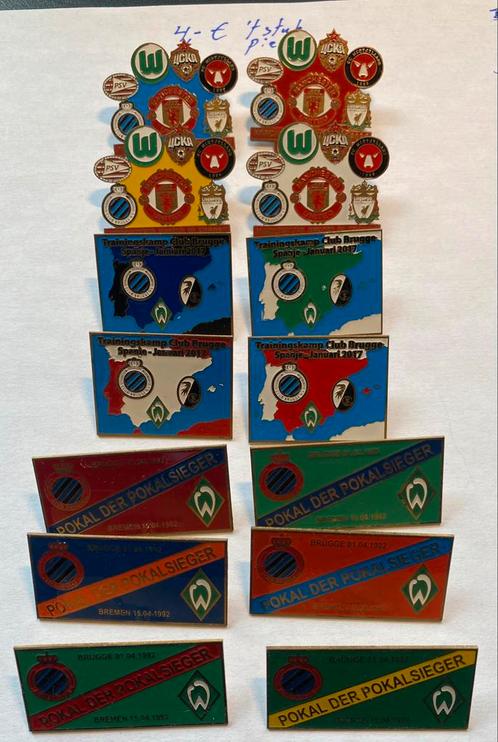 PIN Club Brugge FC Bruges WERDER BREMEN 4e 't stuk, Verzamelen, Speldjes, Pins en Buttons, Zo goed als nieuw, Speldje of Pin, Sport
