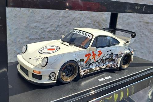 PORSCHE 911 RWB Akira 2024 Glacier White 1:18ème GT spirit, Hobby en Vrije tijd, Modelauto's | 1:18, Nieuw, Auto, Overige merken