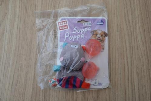 hondenspeelgoed gigwi suppa puppa nijlpaard met extra pieper, Animaux & Accessoires, Jouets pour chiens, Neuf, Jouets qui qouinent