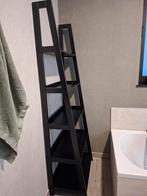Zwart boekenrek ladder hoogte 1m80cm breed 58cm, Ophalen
