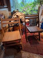 Inklapbare stoelen in hout, Tuin en Terras, Tuinstoelen, Ophalen, Nieuw, Hout