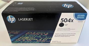 HP 504X (CE250X) Toner Zwart 10500 pag SEALED beschikbaar voor biedingen