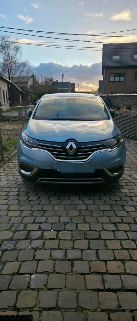 Renault espace 5 diesel bj 2018, Auto's, Renault, Particulier, Diesel, Euro 6, Monovolume, 5 deurs, Automaat, Blauw, Bruin, Leder en Stof