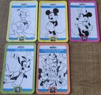 5 verzamelkaarten Disney Colour Magic - Mickey Mouse en vrie, Verzamelen, Ophalen of Verzenden, Mickey Mouse, Zo goed als nieuw