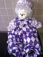 Porseleinen clown 35cm, Ophalen of Verzenden, Zo goed als nieuw