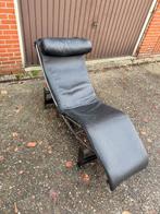 Chaise longue design en cuir noir — INTES, Design, Une personne, Enlèvement, Utilisé